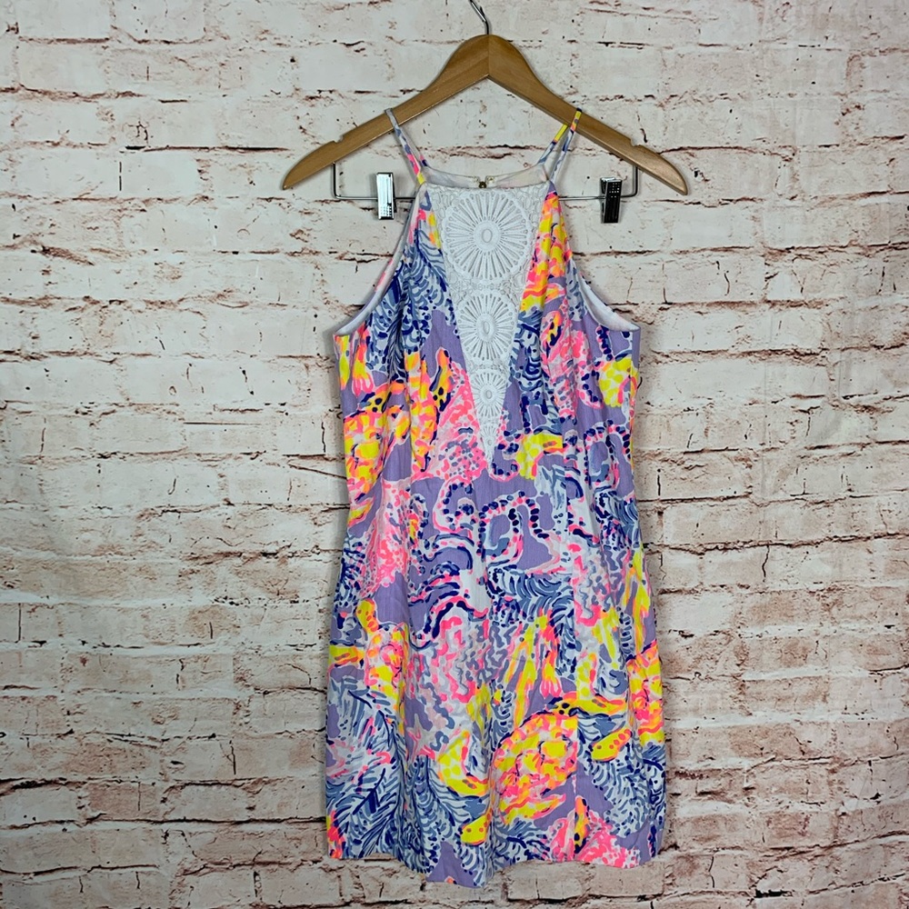 Lilly Pulitzer Pearl So Snappy Shift Dress - Picture 9 of 9